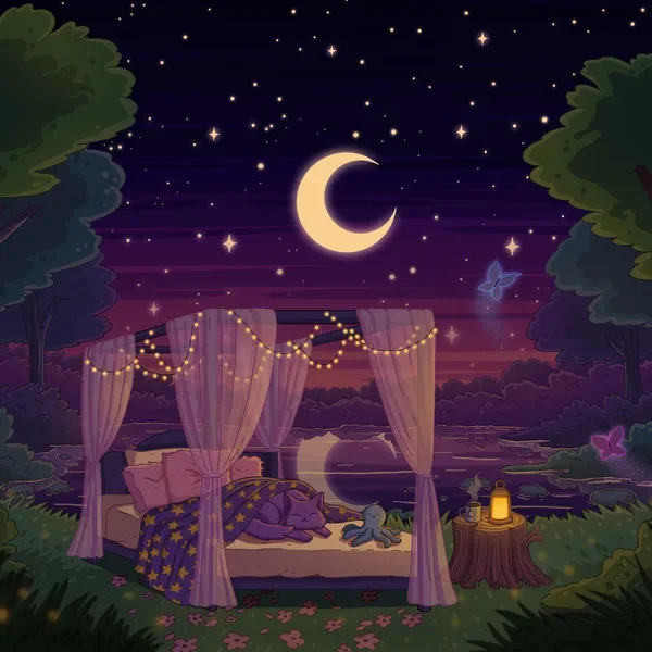 Sleep Tight album cover by Purrple Cat